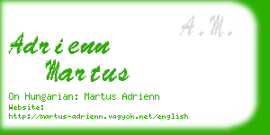 adrienn martus business card